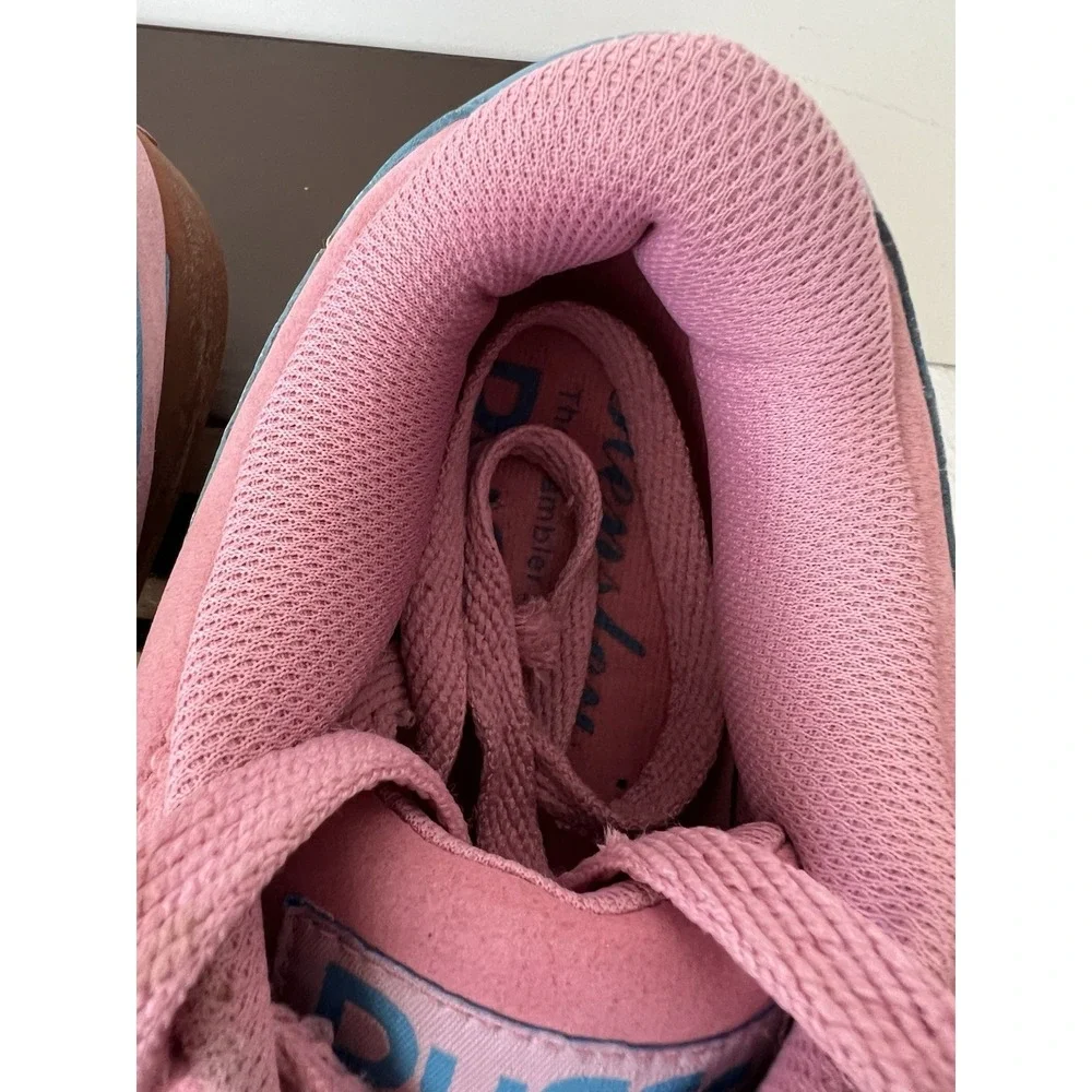 Vintage Duff's Matt Hensley The Gambler Light Pink Blue Y2K Skate Shoes Size 9 - Picture 6 of 10